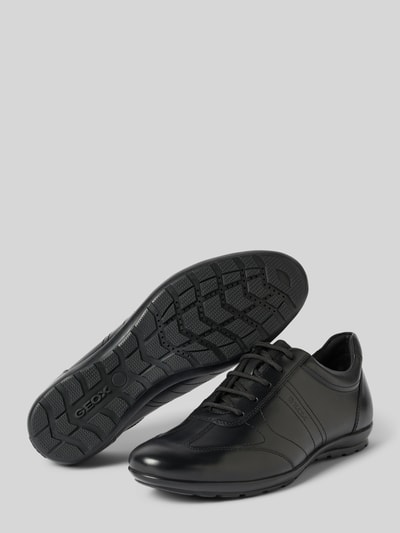 Geox Derby mit Label-Detail Modell 'Symbol' Black 4