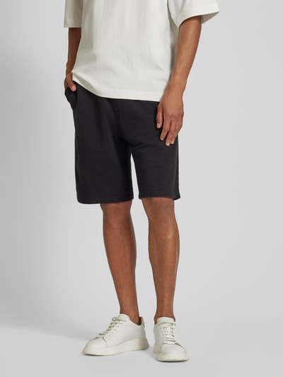 s.Oliver RED LABEL Regular Fit Bermudas in Melange-Optik Black 4