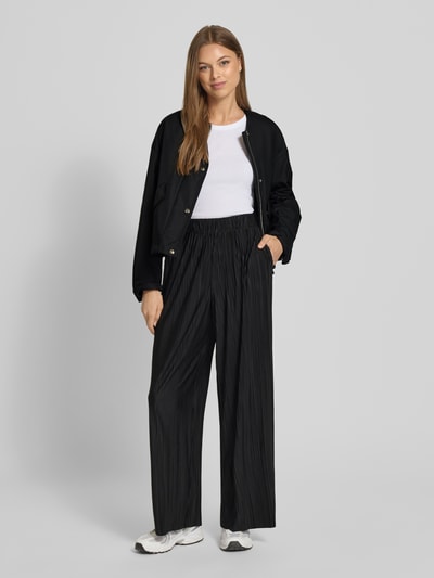 Selected Femme Regular Fit Weite Hose in Plissee-Optik Modell 'FELLIE' Black 1