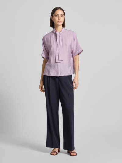 Marc O'Polo Relaxed Fit Schluppenbluse aus Viskose-Mix Flieder 1
