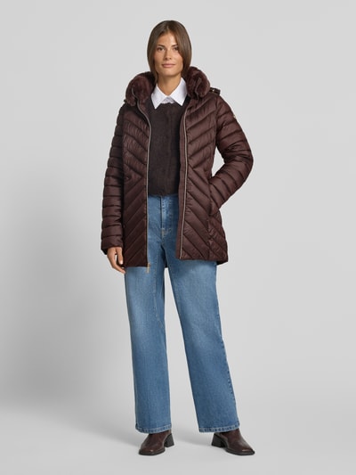 MICHAEL Michael Kors Steppjacke mit Steppnähten und Kapuze Hazel 1