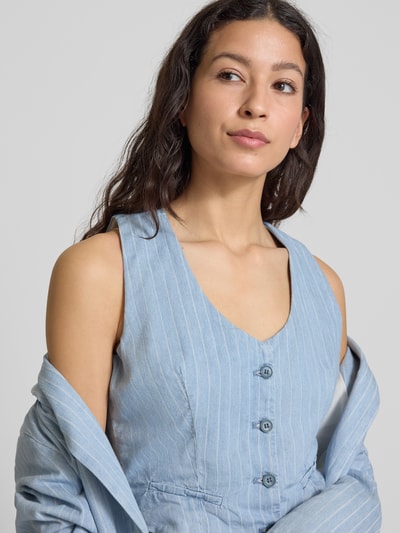Liu Jo White Gilet met afgeronde V-hals Lichtblauw - 3