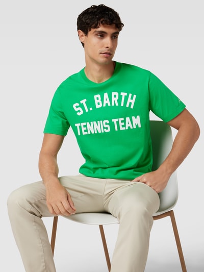 MC2 Saint Barth T-Shirt mit Label-Print Gruen 3