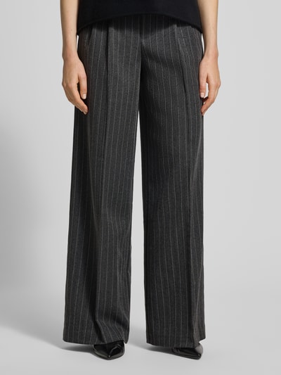 Oui Stoffhose mit Gesäßtaschen Mittelgrau 4