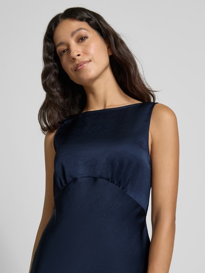 Luisa Cerano Midikleid mit U-Boot-Ausschnitt Marine 3