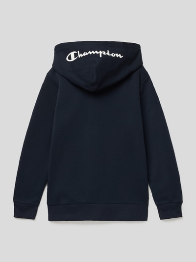 CHAMPION Sweatjacke in melierter Optik Marineblau 3