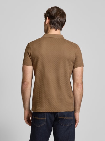 JOOP! Collection Poloshirt mit kurzer Knopfleiste Modell 'Bradley' Beige 5