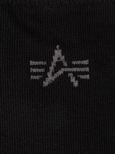 Alpha Industries Socken mit Stretch-Anteil im 3er-Pack  Black 3