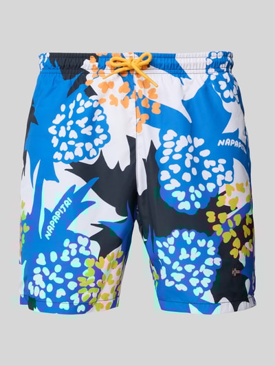 Napapijri Badehose mit elastischem Bund und Tunnelzug Blau 1