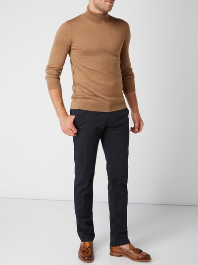 BOSS Slim Fit Chino mit Stretch-Anteil Marine 1