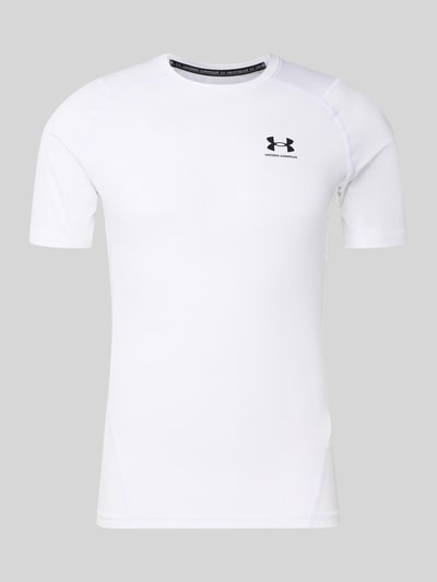 Under Armour T-Shirt mit Label-Print Weiss 2