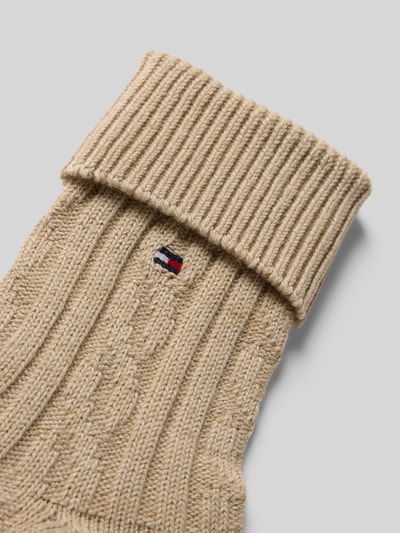 Tommy Hilfiger Skarpety z dzianiny z dodatkiem wełny Beżowy 2