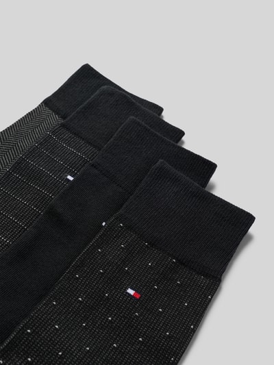 Tommy Hilfiger Skarpety z mieszanki bawełny w zestawie 6 szt. Czarny 2