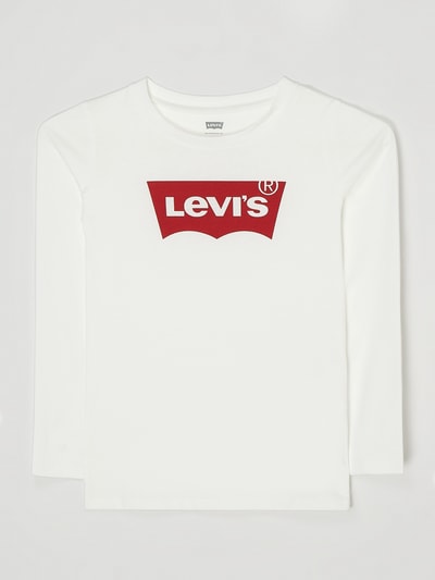 Levi’s® Kids Longsleeve aus Baumwolle Weiss 1