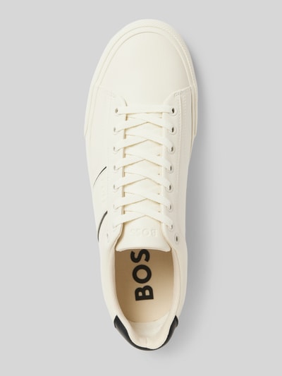 BOSS Sneakers met labeldetail, model 'Aiden' Wit - 3