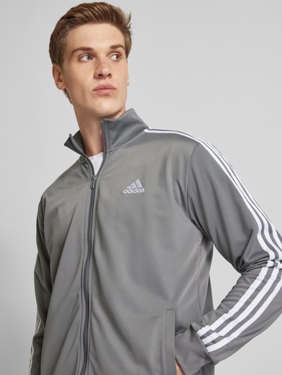 ADIDAS SPORTSWEAR Sweatpak met labeltypische strepen Middengrijs - 3