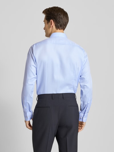 Christian Berg Men Regular fit zakelijk overhemd met kentkraag Bleu - 5