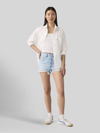 Levi's® Jeansshorts mit Knopfleiste Modell '501®' Jeansblau 1