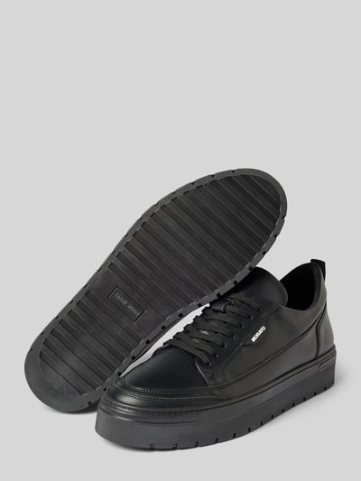 Antony Morato Leren sneakers met plateauzool, model 'FLINT IN CALF'  - 3