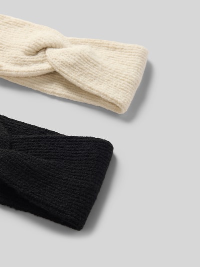 Pieces Opaska w zestawie 2 szt. Model ‘BENILLA’ Złamany biały 2