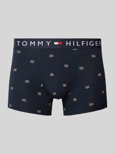 Tommy Hilfiger Trunks mit elastischem Label-Bund Marine 1