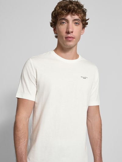 Marc O'Polo Denim Regular Fit T-Shirt aus reiner Baumwolle Weiss 3