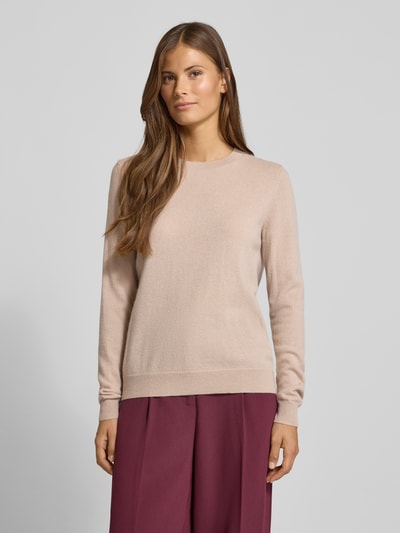 Christian Berg Woman Strickpullover aus reinem Kaschmir Beige 4