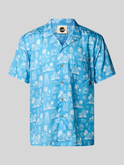 BOARDIES Freizeithemd mit Knopfleiste Modell 'Maya' Hellblau 2