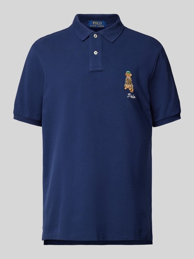 Polo Ralph Lauren Poloshirt mit Logo-Stitching Marine 2