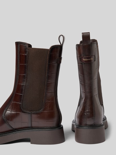 Tamaris Boots aus echtem Rindsleder Dunkelbraun 2