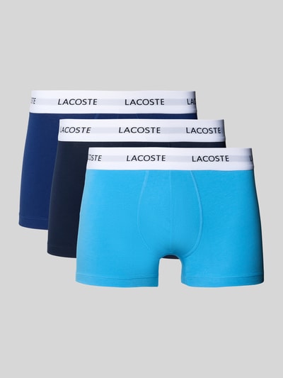 Lacoste Boxershort van katoenmix in een set van 3 stuks Blauw - 1