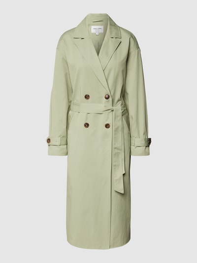 NA-KD Trenchcoat met reverskraag Kaki - 2