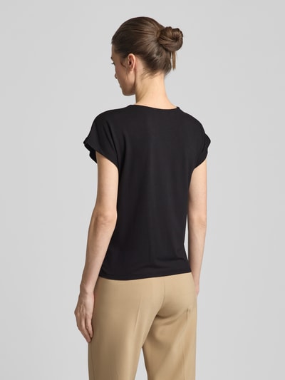 ZABAIONE T-shirt met logo-applicatie, model 'Sa44lly' Zwart - 5