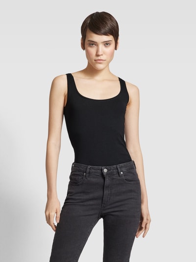 Esprit Tanktop met vierkante hals Zwart - 4