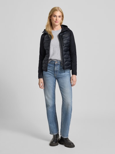 PEAK PERFORMANCE Gewatteerd jack met capuchon Zwart - 1