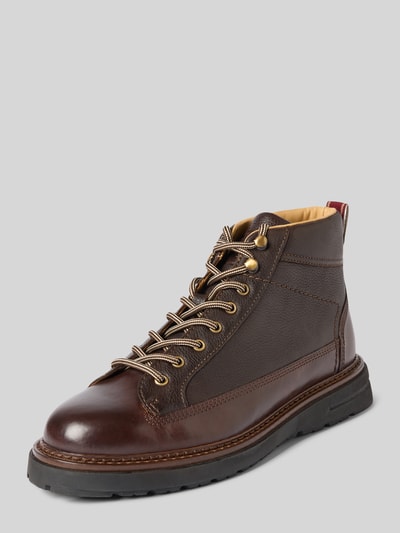 Gant Schnürstiefel mit strukturierter Sohle Dunkelbraun 1