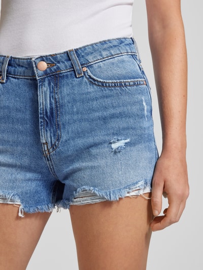 Only Regular Fit Jeansshorts im Destroyed-Look Modell 'JACI' Jeansblau 3