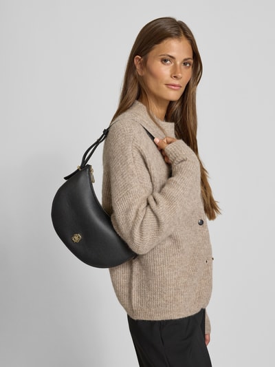 BOSS Henkeltasche aus echtem Rindsleder Black 1