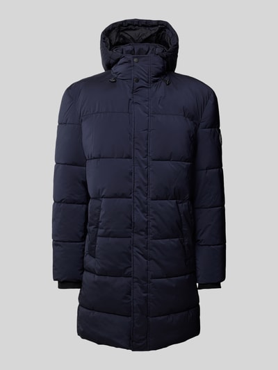 Christian Berg Men Steppjacke mit Kapuze Marine 1