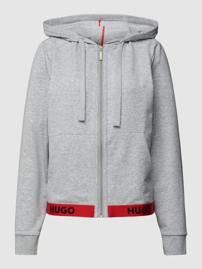 HUGO CLASSIFICATION Sweatjacke mit Eingrifftaschen Mittelgrau Melange 2