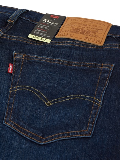 Levi's® Straight fit jeans met lyocell, model '514'  Jeansblauw - 5