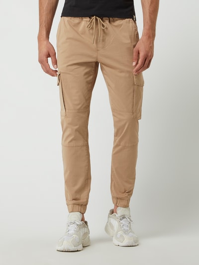 MCNEAL Slim fit loungebroek met steekzakken Beige - 4