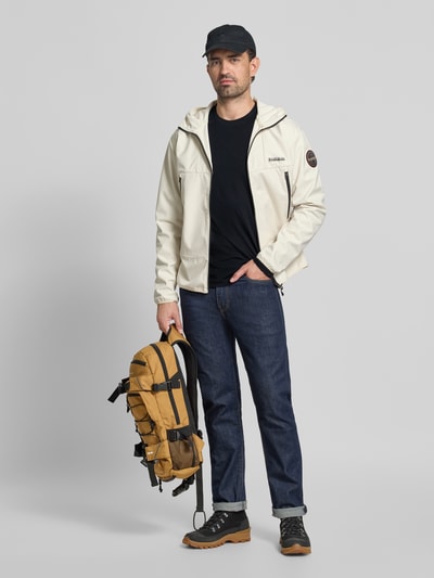 Napapijri Longsleeve mit Logo-Stitching Modell 'Salis' Black 1