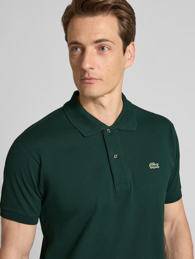 Lacoste Regular fit poloshirt van puur katoen Flessengroen - 3