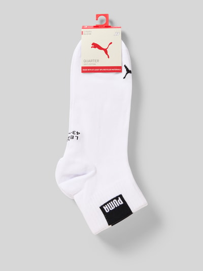 Produktfoto, Socken mit elastischem Rippenbündchen im 3er-Pack von PUMA, Mieszanka bawełny, dopasowany krój, logo, zestaw 3 szt.