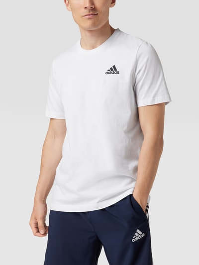 ADIDAS SPORTSWEAR T-Shirt mit Label-Stitching Weiss 4