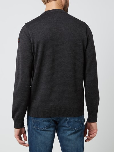 Paul & Shark Pullover van scheerwol Antraciet - 5