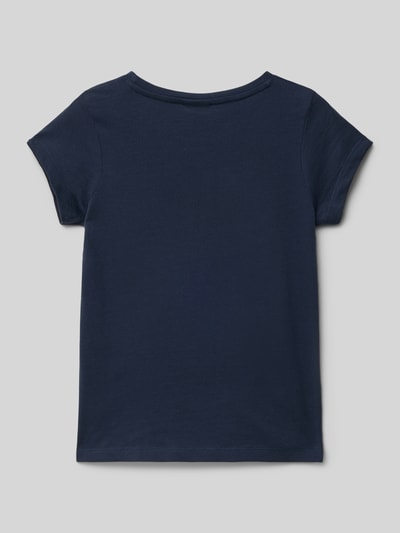 s.Oliver RED LABEL Regular Fit T-Shirt mit interaktivem Design Marine 3