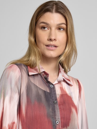 ZABAIONE Regular fit blouse met ballonmouwen, model 'He44ddaa' Rood - 3