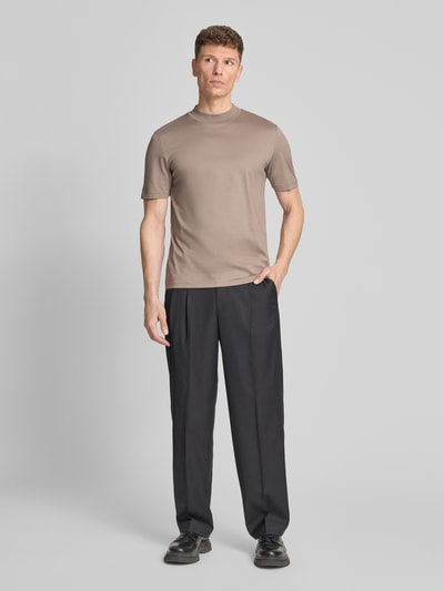 HUGO Regular Fit T-Shirt aus reiner Baumwolle Modell 'DIMERSOM' Hellbraun 1